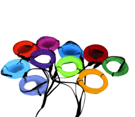 Hilos LED diferentes colores