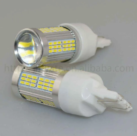 focos de 2 puntos LED flasheo y fijo blanco