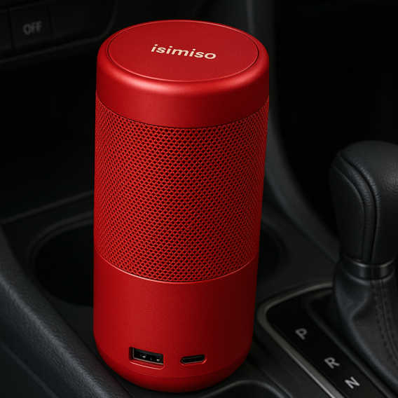 Parlante isimiso rojo
